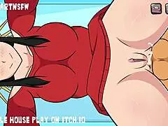 yor forger milf sucks cock and swallows cum in mouth