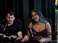 Melhores momentos da casal kaliente no preliminares podcast com bia hot parte 1 watch on sheer red 😏