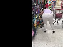 Mexican milf in white thong!
