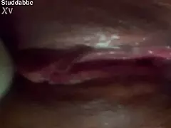 Latina mom masturbating with strong vibrator