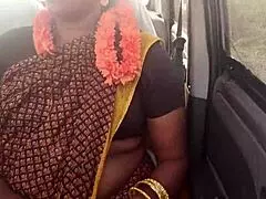 Stepmom and stepson long drive for fucking car dirty talks telugu audio 😈