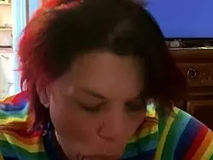 cheating milf deepthroats big black cock like a pro! 😏