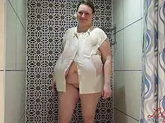 love my huge macromastia tits bouncing on the beach