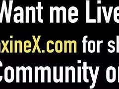 Big booty milf Maxine X ξεζουμίζει το μαινόμενο πούτσο του άντρα της και τελειώνει 😈