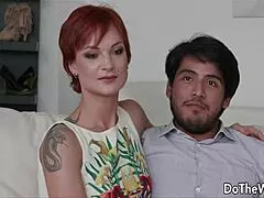 Cuck Watches Black Guy Destroy His Mature Wife Kessie Shy's Asshole In Rough Anal Fuck