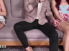 Hey step daddy, no one will catch us fucking like this, innocent teen stepdaughter promises