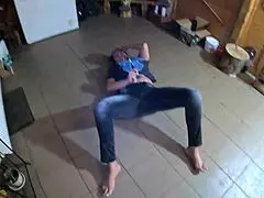 Amateur Milf Performs Footjob And Trampling For Huge Cumshot