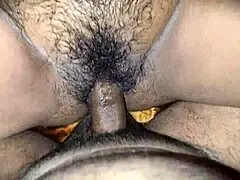 Sharing a blanket with my stepmom, but she spreads her tight trimmed pussy and i orgasm in her asshole!