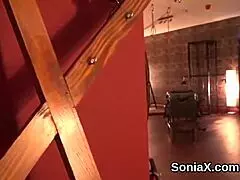 Cheating British Mature Lady Sonia Shows Off Her Massive Hooters!