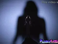 Redhead mature Maitland Ward Baxter performs artistic striptease