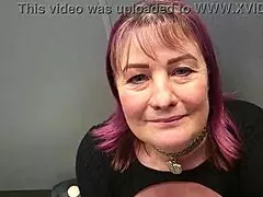 Tattooed Kiwi MILF Submissively Fucked and Creampied in Store Changing Room