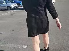 Tattooed Kiwi MILF Submissively Fucked and Creampied in Store Changing Room