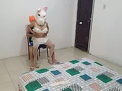 its halloween and i spotted a sexy bunny stepmom in slutty lingerie, gonna fuck her hard 😈