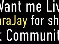 Hot curvy woman enjoys various activities