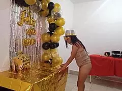 Classy Lady's New Year's Party Reveals Her Secret Desires