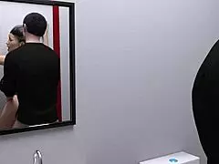 I-I got my ass fucked in the bathroom, it was so hot!