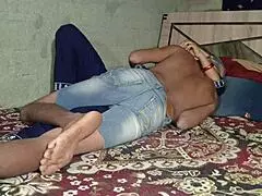 Romantic encounter in an Indian village with step sister