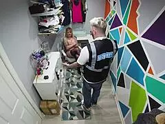 Lola Eastking, Nerdy Blonde Milf, Caught Shoplifting And Dirty Talking