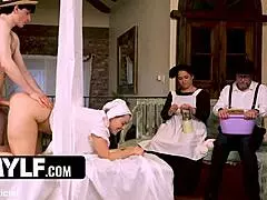 She messes up at work, so he pounds her ass hard with his monster cock