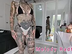 Sexy Petite Tries On G-String and Micro Bikini! Ass in Thong!