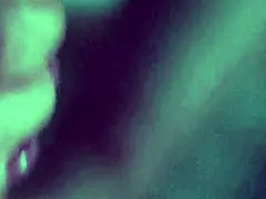 lewd brunette girl roughly sucks her man's monster cock and swallows mouthful