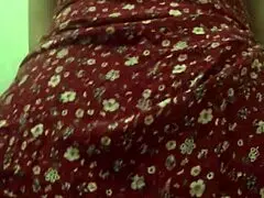 homemade encounter under neighbor's skirt leads to passionate moment