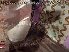 this indian brunette wraps her hair around his monster cock for a hairjob, then gives a blowjob with hairplay