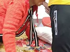 Wow, This Sexy Girl in Red Dress Gets Hardcore Doggy Style Fucking!