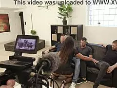 Behind The Scenes! Angie Bloom and Nuria Millan Get Rough Anal!