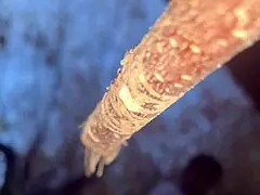 Intense outdoor sex with real witch in forest