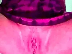 Milf Teases with Puffy Clit and Tight Pussy Close-Up