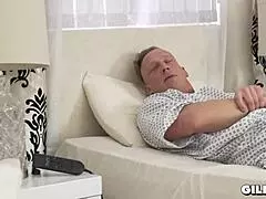 That GILF nurse in the hospital office GOT a hardcore CREAMPIE from her patient