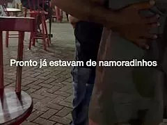 Brazilian Brunette Wife Performs Sexy Outdoor Exhibition And Blowjob Inside The Car.