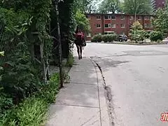 Jeg møtte Melanie, en sexy quebecois ludder i undertøy, oi hun er så slem del 1