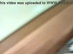 This sexy latina milf is showing off her natural tits and ass.