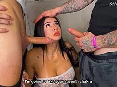 Horny Yoga Teachers Shove Two Big Cocks Into Busty Milf Silvana Lee!