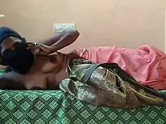 Hey, what's up with this Indian aunt's thirsty smooth pussy in that wild maid setup