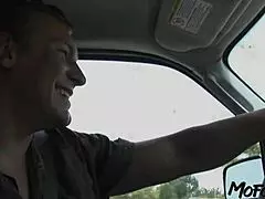 Busty Amateur Gets A Facial From Daddy.