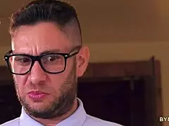 Milf Britney Amber humiliates her cuckold hubby with monster cock in cowgirl and doggystyle.