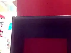 after workout stepsister tries shoes showing dirty feet and panties