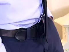 Milf Britney Amber humiliates her cuckold hubby with monster cock in cowgirl and doggystyle.