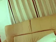 I watch this fat asian brunette with hairy bush get her soaking wet pussy plowed. Oh god, it's so hot!