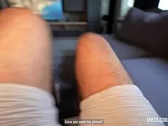 Furious stepmom catches me jerking off to her nudes, oh no! 😱