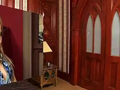 Fucking beauty blonde big tits Madison Ivy in deepthroat and assfucking on bed!