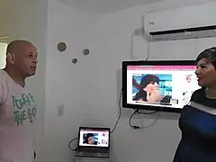 I filled the milf's ass and throat with semen from big cock fucking