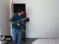 Step-son best friend seduce petite step-mom katrina colt for threesome