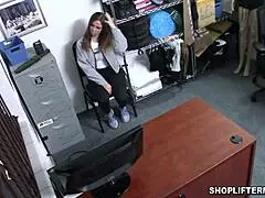 Watch horny security officer bang latina milf shoplifter. Havana Bleu inside office.