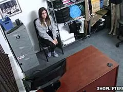 Watch horny security officer bang latina milf shoplifter. Havana Bleu inside office.