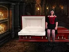 granny vampyra my strapon stroking orgasms