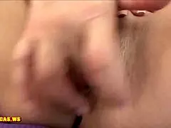 Mature Lesbian Milf Passionately Fingers Young Teen's Wet Pussy While Kissing Her Lips